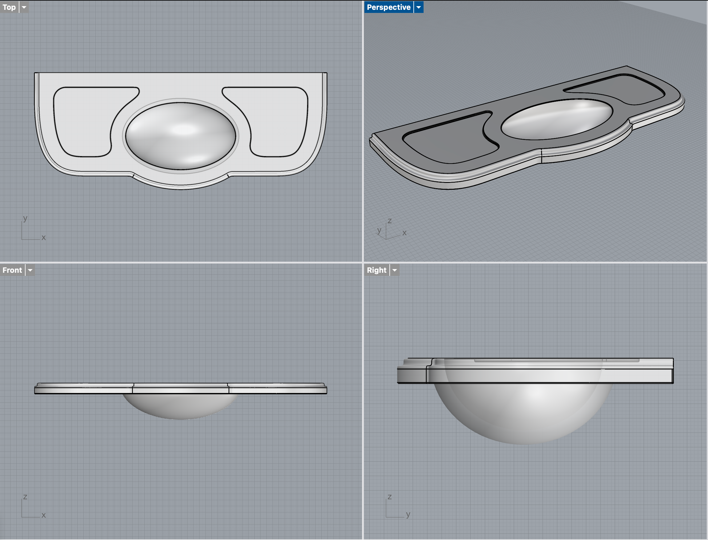 Gray Marble Sink for Tristan