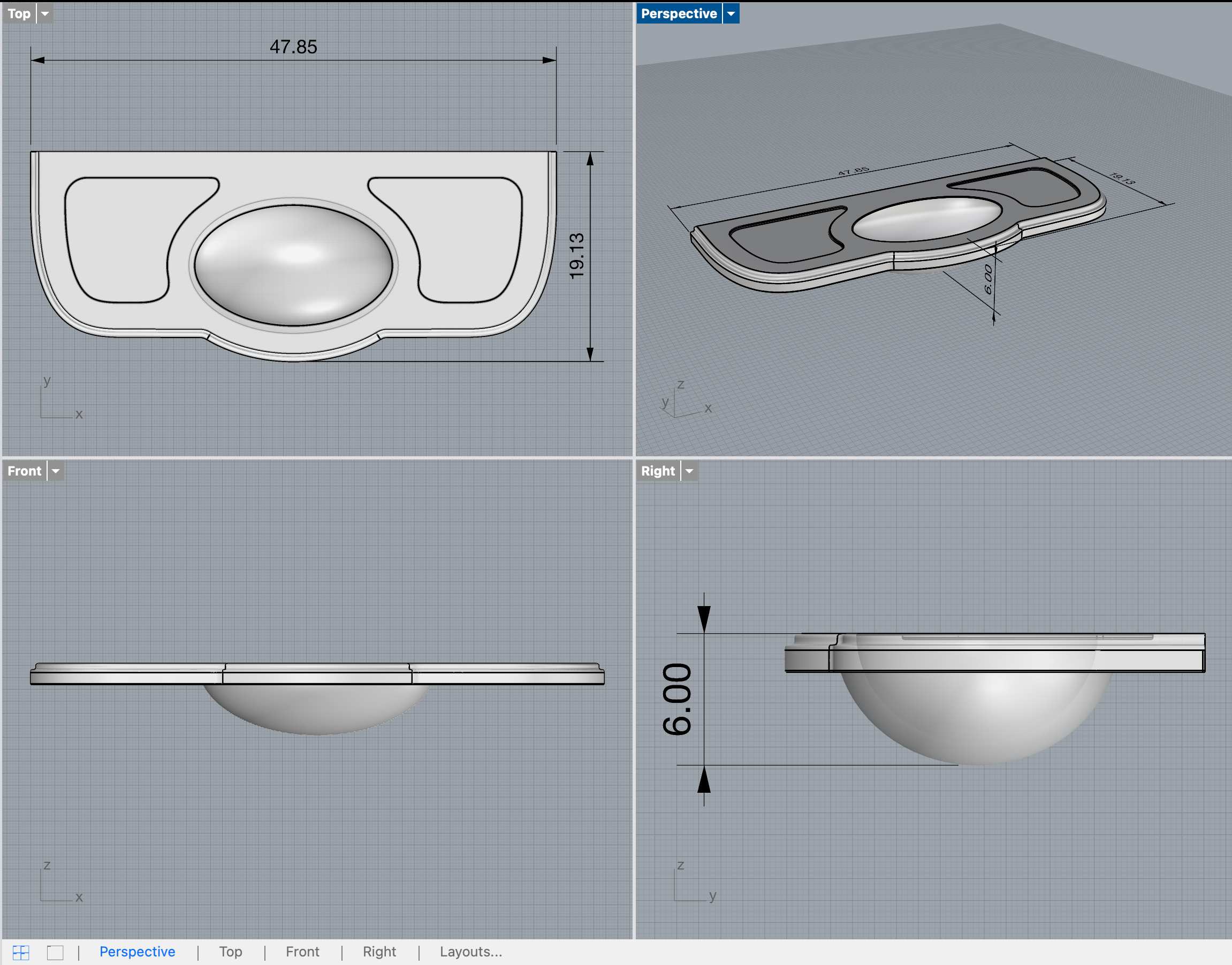 Gray Marble Sink for Tristan