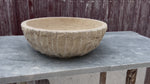 Rough Travertine Sink, Round Vessel Sink Bowl, Farmhouse Sink, Marble Washbasin,  Bathroom Vanity Top