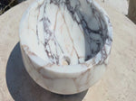 Calacatta Viola Sink, Vessel Sink, Farmhouse Sink, Marble Washbasin, Antique Marble For Bathroom Vanity Top