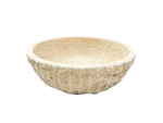 Rough Travertine Sink, Round Vessel Sink Bowl, Farmhouse Sink, Marble Washbasin,  Bathroom Vanity Top