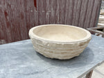 Chiseled Travertine Sink, Vessel Sink Bowl, Farmhouse Sink, Marble Washbasin, Bathroom Vanity Top